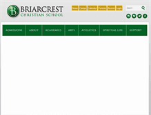 Tablet Screenshot of briarcrest.com